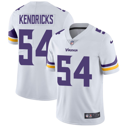 Minnesota Vikings #54 Limited Eric Kendricks White Nike NFL Road Men Jersey Vapor Untouchable->women nfl jersey->Women Jersey